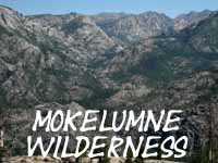 The best Map of Mokelumne Wilderness backpacking trails.