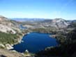 Dicks, and Fontanillis Lakes from Dicks Pass