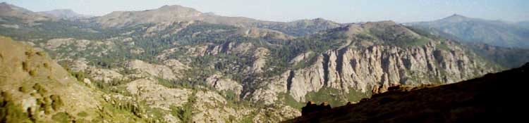 Sunrise on 8636 from Raymond Peak, Pacific Crest Trail
