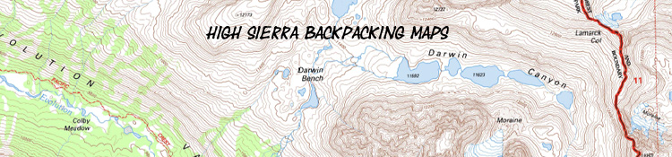 Darwin Basin off the John Muir Trail Banner