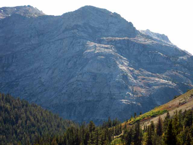 Devils Corral and the Head of Summit City Creek from Forrestdale Divide