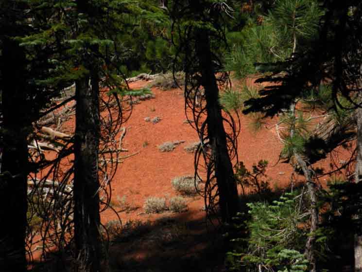 Stunning Red Rock on NW of Raymond Peak, Molkelumne Wilderness South of Blue Lakes