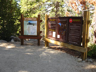 Southbound Trailhead out of Carson Pass on the PCT