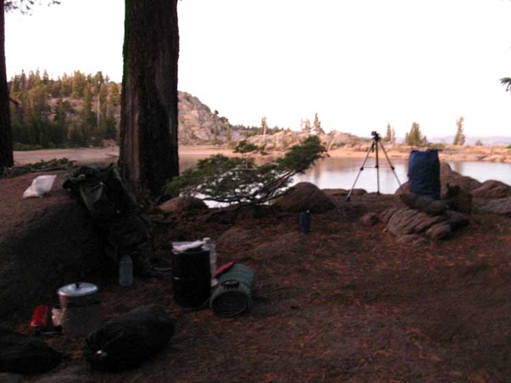 Upper Kinney Lake Campsite