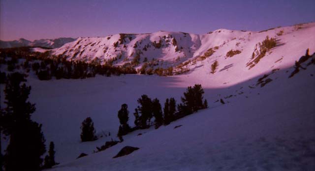 Wolf Creek Lake Winter time.