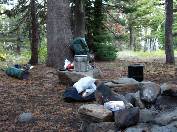 Wolf Creek Campsite.
