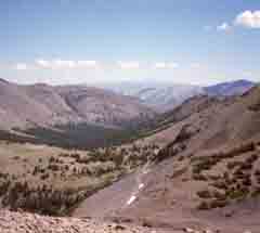 Kennedy Canyon, PCT/TY trail Junction from Big Sam