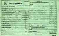 A Wilderness Permit. Issued for Meeks to Yosemite, LTBMA, Sept. '09