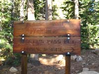 Parking is East of where the Pacific Crest Trail crosses Highway 4