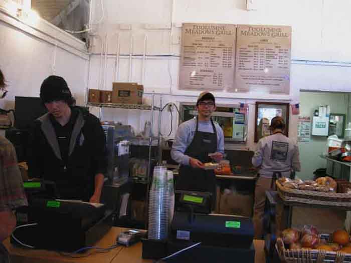 Dominic working the Tuolumne Meadows Grill during 2916.