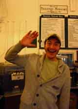 Jamie in the Tuolumne Grill.