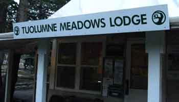 Tuolumne Meadows Lodge Office.