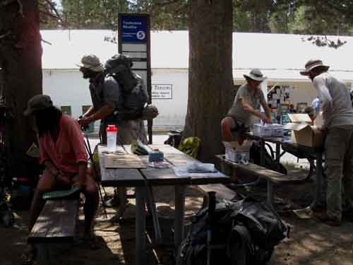 Tuolumne Meadows Backpacker's Tables.