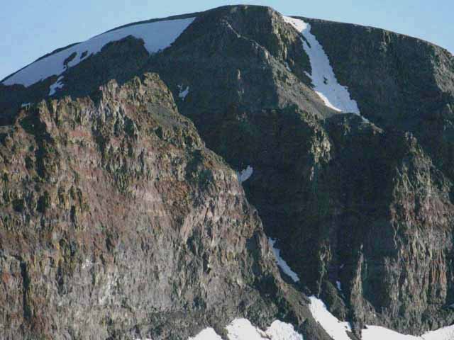 Leavitt Peak detail of North Face.