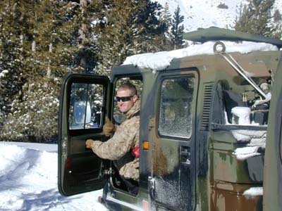 Mountain Marines in the High Sierra Winter.