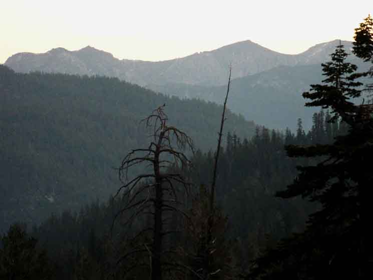 Twilight looking Northwest from Jenkins Canyon.
