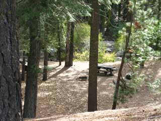 fuller view of Sand Flat walk-in campground.