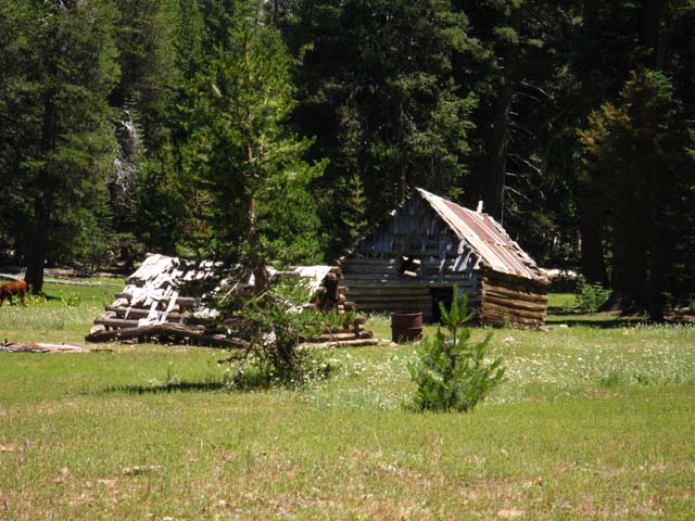 Wrecked ranch house near Duck Lake.