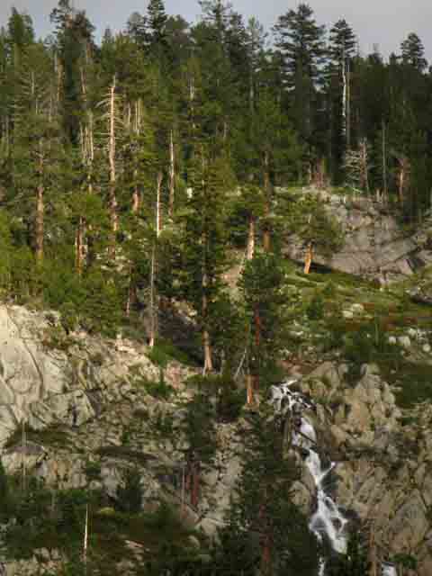 Grouse Creek upper cascade.