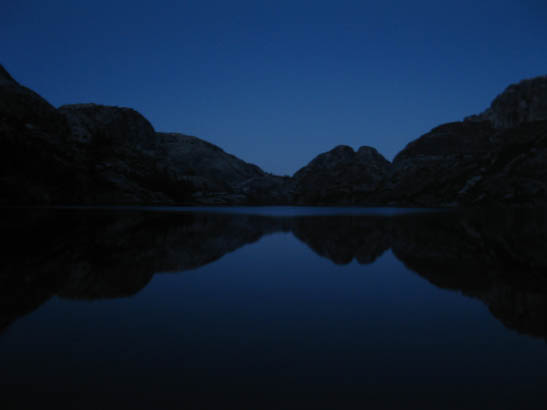 Bensen Lake at first light