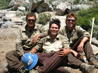 CCC Crew: Dimes, Heather, and Zack