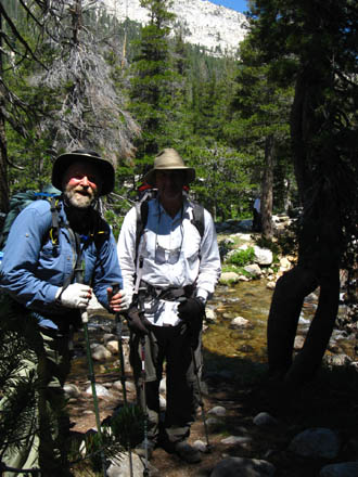 Tom, Ian, and John at McCabe Creek Ford