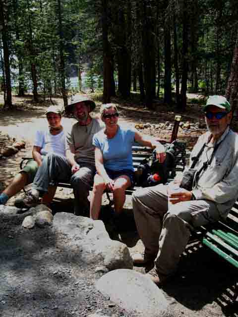 Guests at Glen Aulin High Sierra Camp.