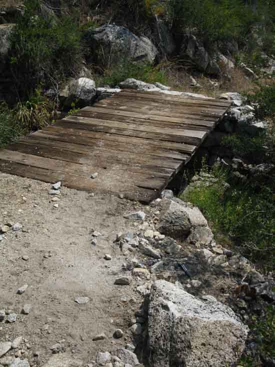 Improved trail down to Hetch Hetchy.