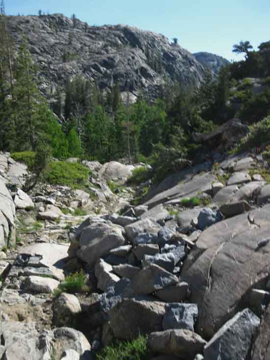 Jack Main Canyon below Andrews Peak.