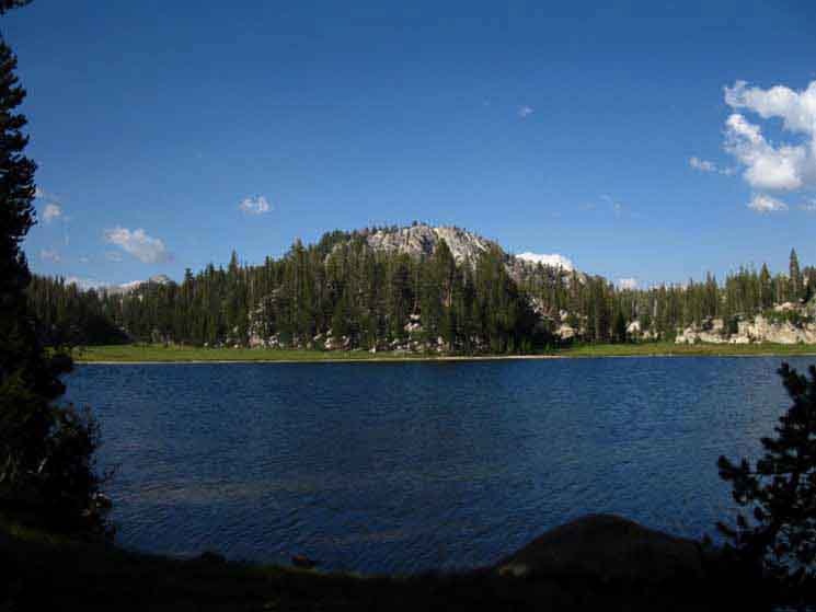 Miller Lake from the West shore campsites.