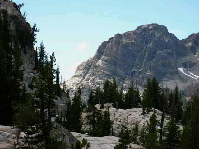 Piute Peak above Seavy Pass in Yosemite National Park.