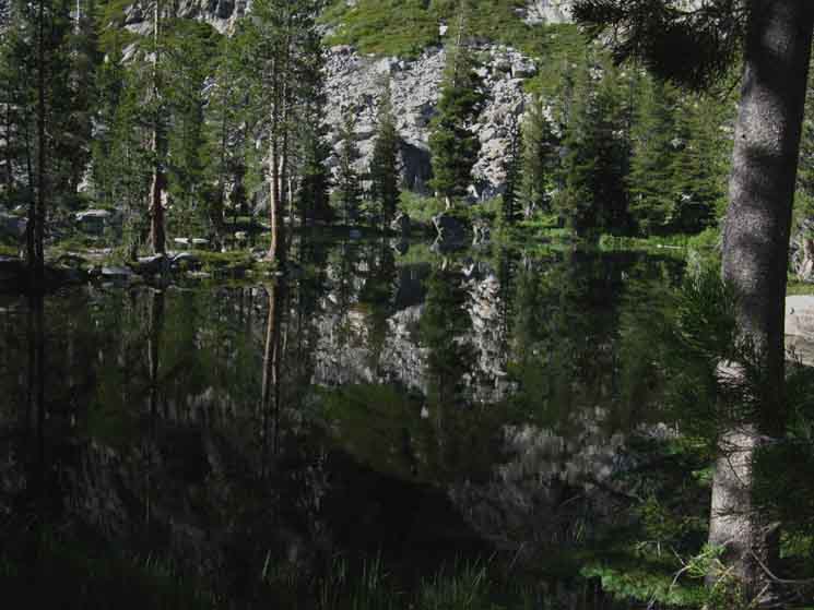 Small Black Pond in Lower Jack Main Canyon.