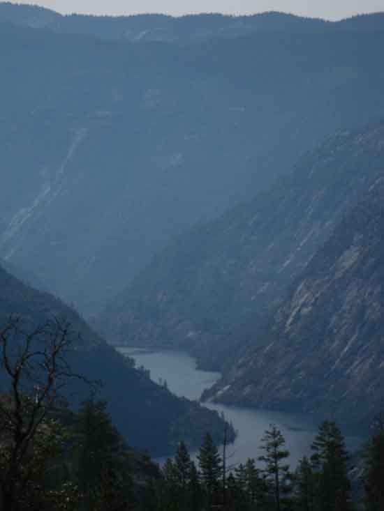 Upper Hetch Hetchy Reservoir in the Grand Canyon of the Tuolumne River.