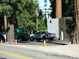 The National Forest Fire Station 75 yards North of the Meeks Bay Trail Head!