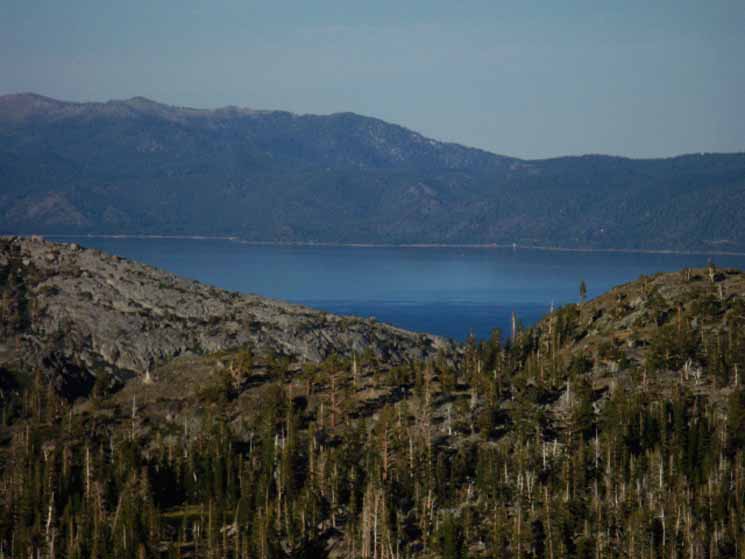 Lake Tahoe from Fontanillis rise