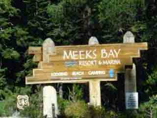 Meeks Bay Resort is 100 yards North of the Meeks Bay Trailhead