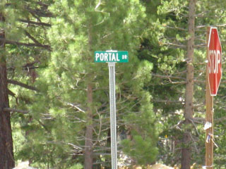 Portal Road on Highway 89