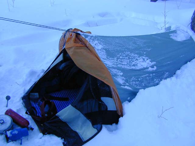 Walrus Micro Swift after Winter Snowstorm