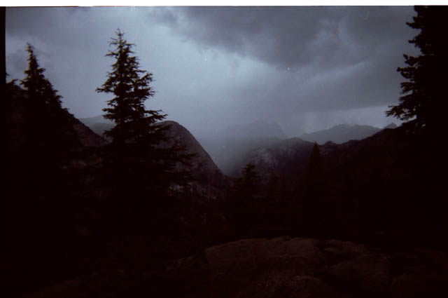 Summer Heat Storm at Kennedy Meadows on the Tahoe to Yosemite Trail