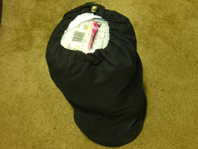 Five day food supply, waterproof, sacked up and ready to go.