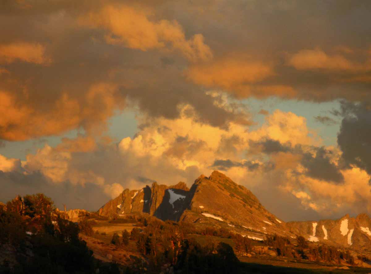 Forsyth Peak on Northwest corner of Yosemite National Park.