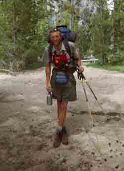 Walking Ranger, Benson Lake, Yosemite Backcountry